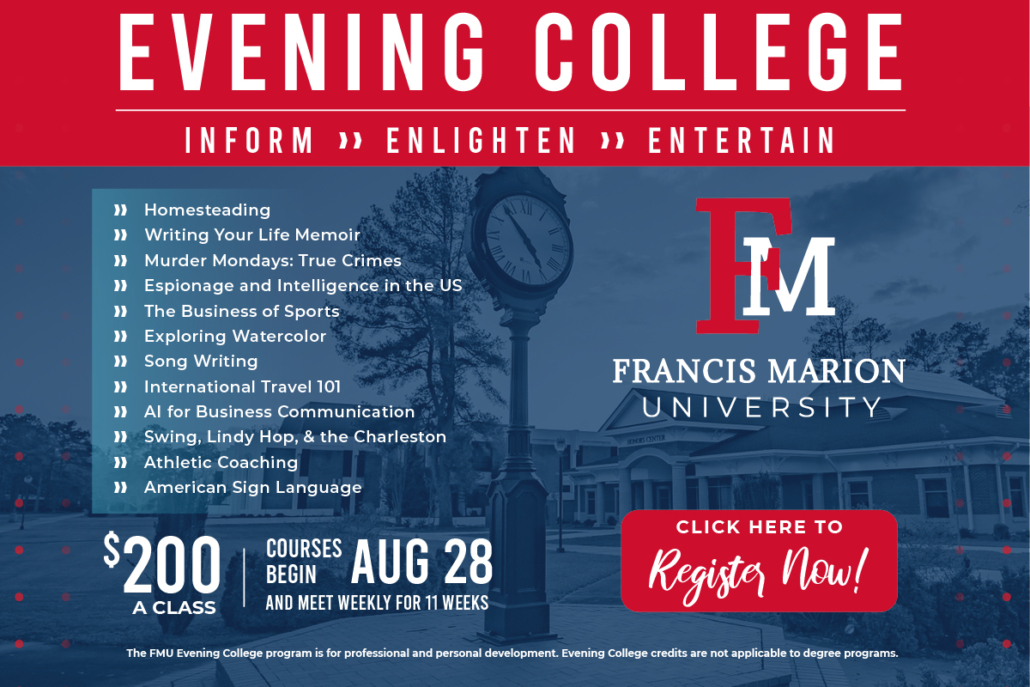 Francis Marion University Evening College Greater Florence Chamber Of Commerce